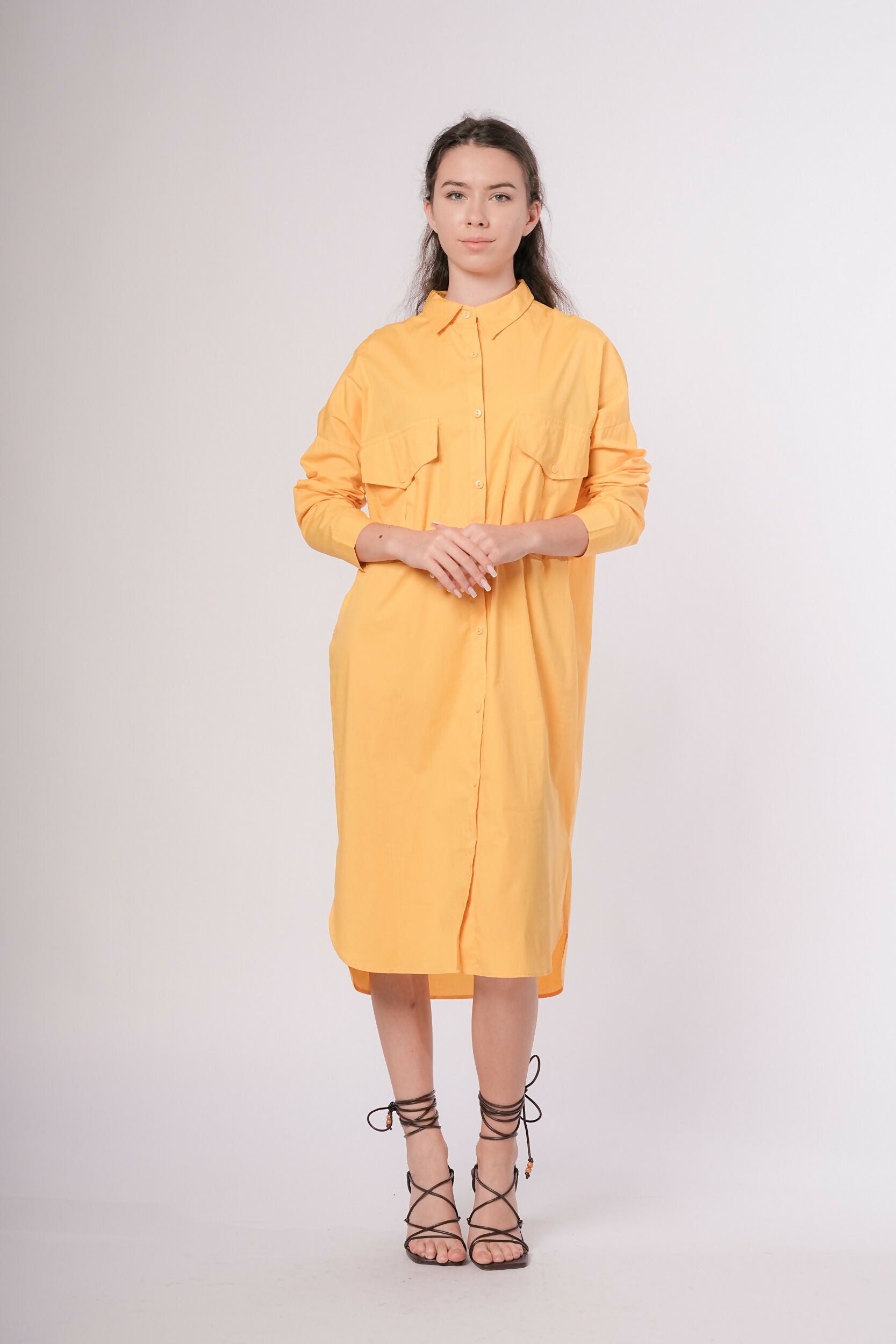 MY PEANUT Papier Mustard Tunic Shirt