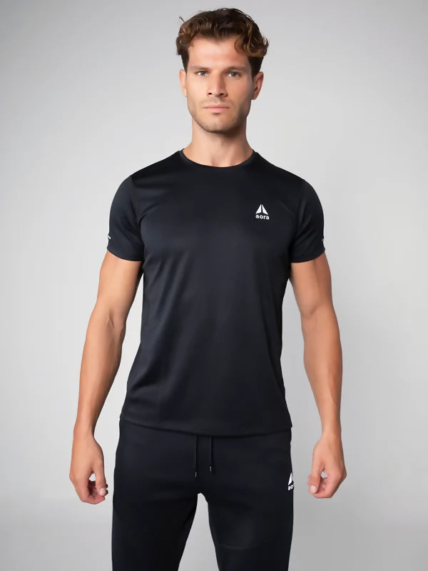 ULTRALIGHT MESH TEE BLACK