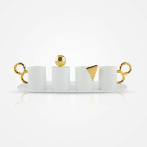 Imperial Glow Coffee cup set