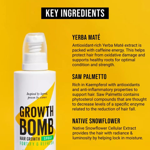 Growth Bomb - Supercharge Spray - Restore & Refresh - 185ml