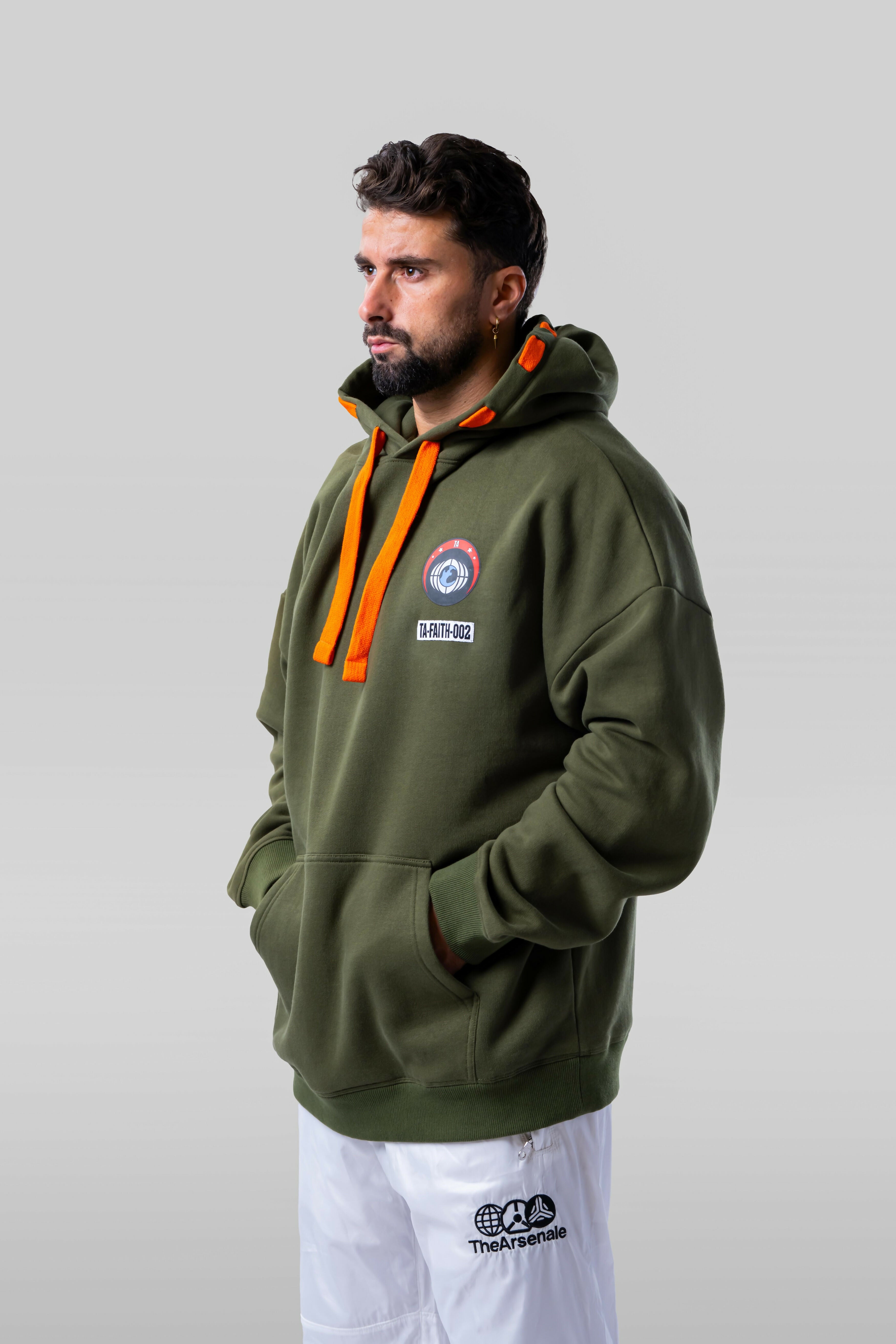 Green Orange Hoodie - TheArsenale X Faith Connexion, Doha Runway Piece