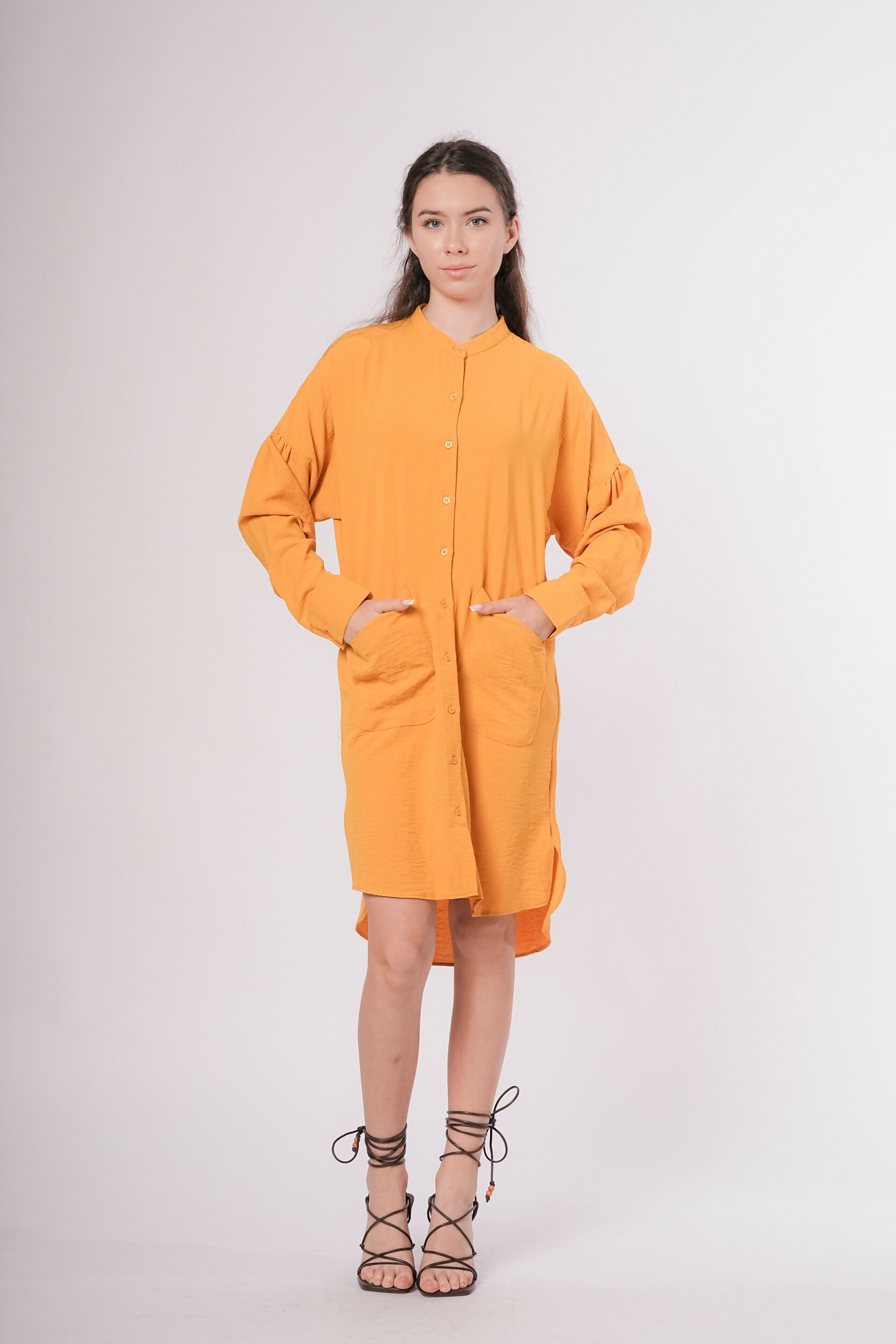 MY PEANUT Mustard Tunic Shirt