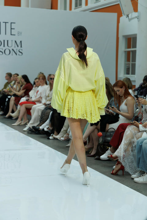 Yellow Knitted Skirt