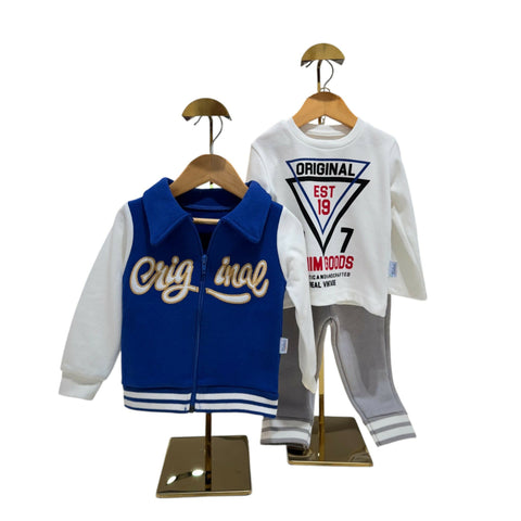 LISBON UNISEX LOUNGE SET - BLUE