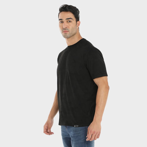 TYNT Premium Suede T-shirt/Black