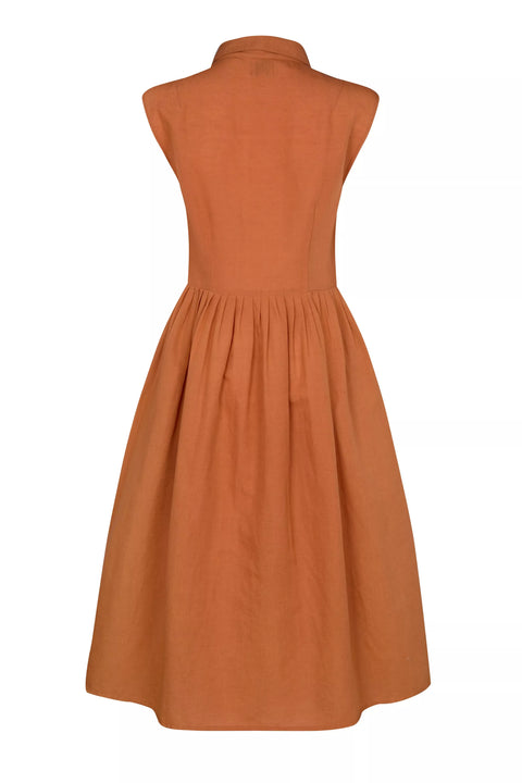 Kor Shirt Dress Terracotta