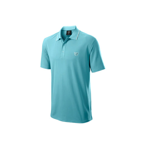 WILSON MEN'S GOLF POLO LIGHT BLUE