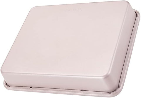 CHEFMADE 9-Inch Rectangle Cake Pan, Non-Stick Loaf Pan for (Champagne Gold)