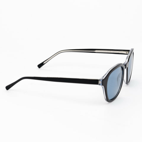 Sol Sunglasses | Black Frames & Blue Lenses