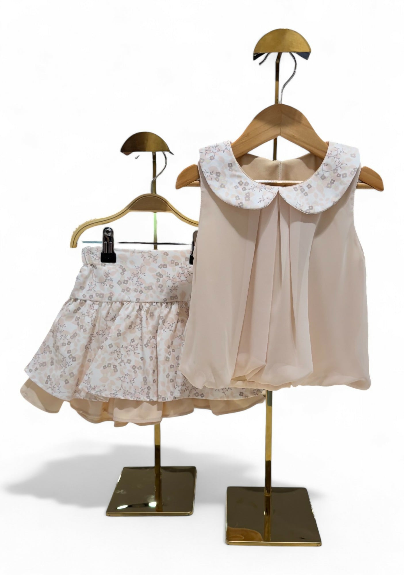 BLOOMS FLORAL SET-BEIGE