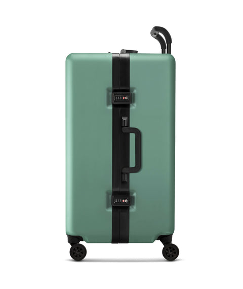 OUMOS 92L Container - Durable and Stylish Luggage Green Vintage