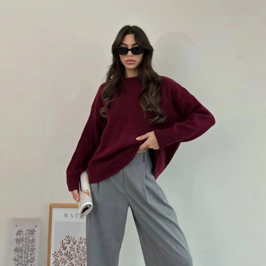 MY PEANUT Nilsah Oversize Sweater