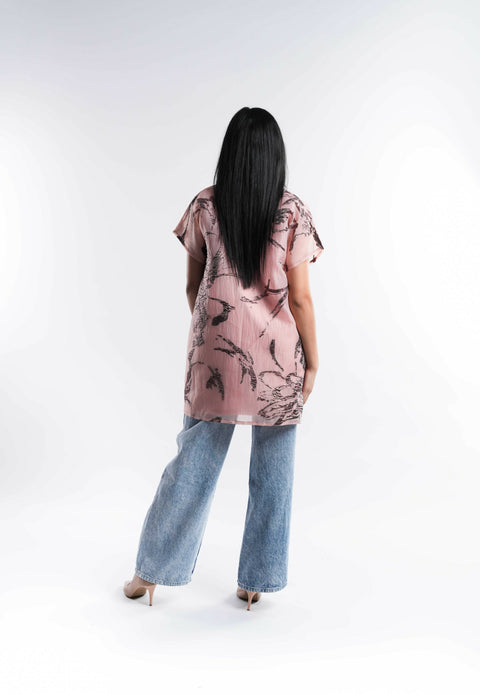 Lined Organza Short Trench