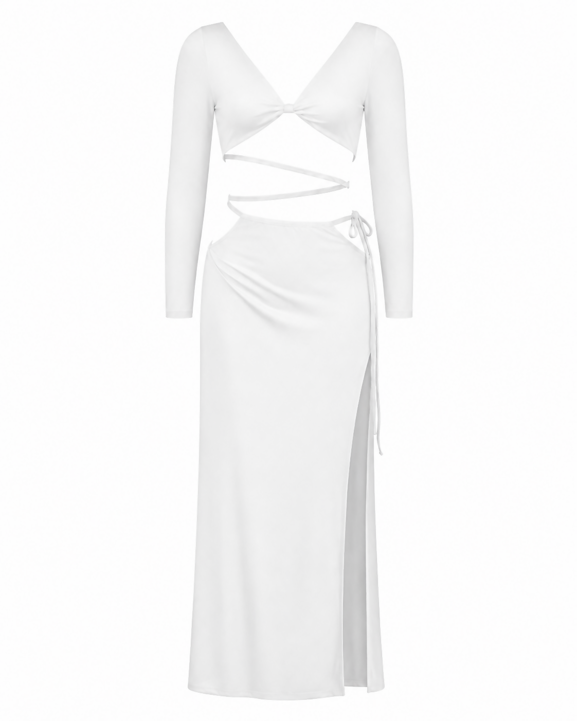 Mia Dress Set White