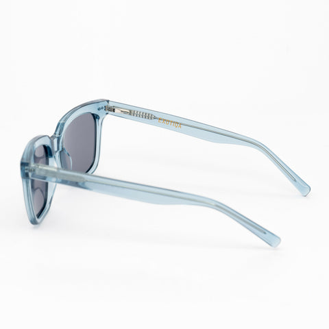 Zenith Sunglasses | Blue Frames & Grey Lenses