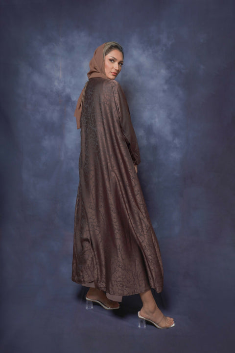 Modren Brown Abaya color