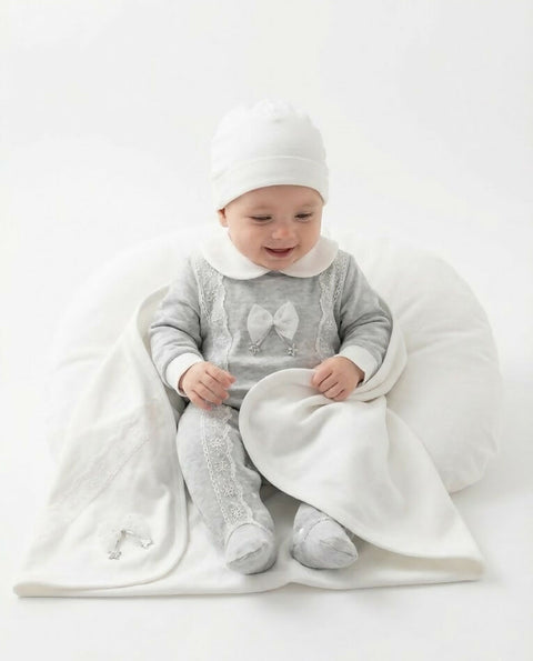 MAISON BEBE Duru Newborn Set in Mint