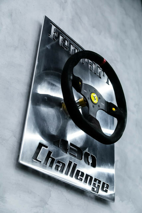 Ferrari 430 Challenge Steering Wheel – Wall Art Edition