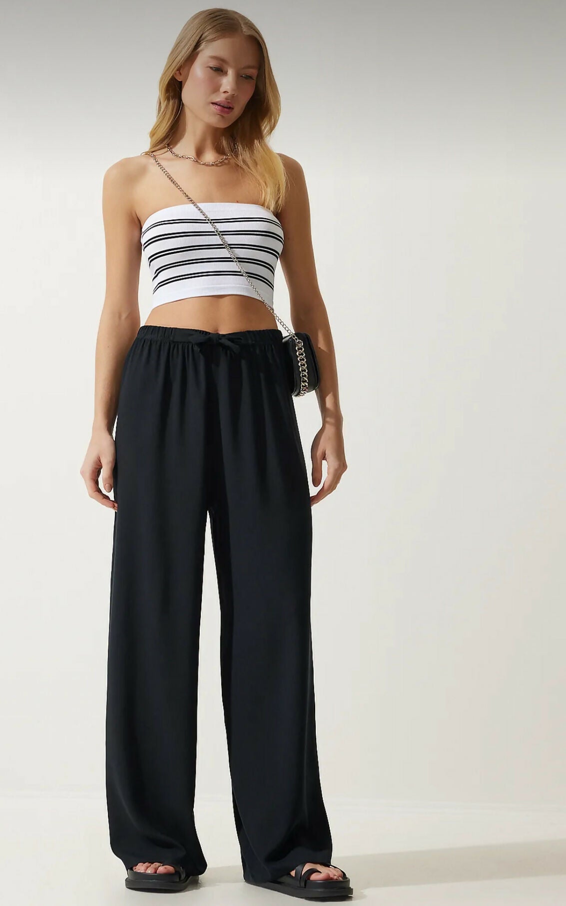 MY PEANUT Seyma Pants in Black