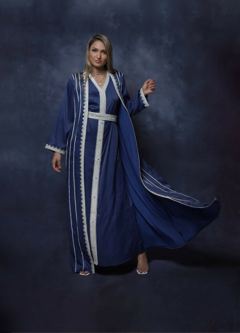 KAFTAN 2 PC BLUE SILVER 1 (4)