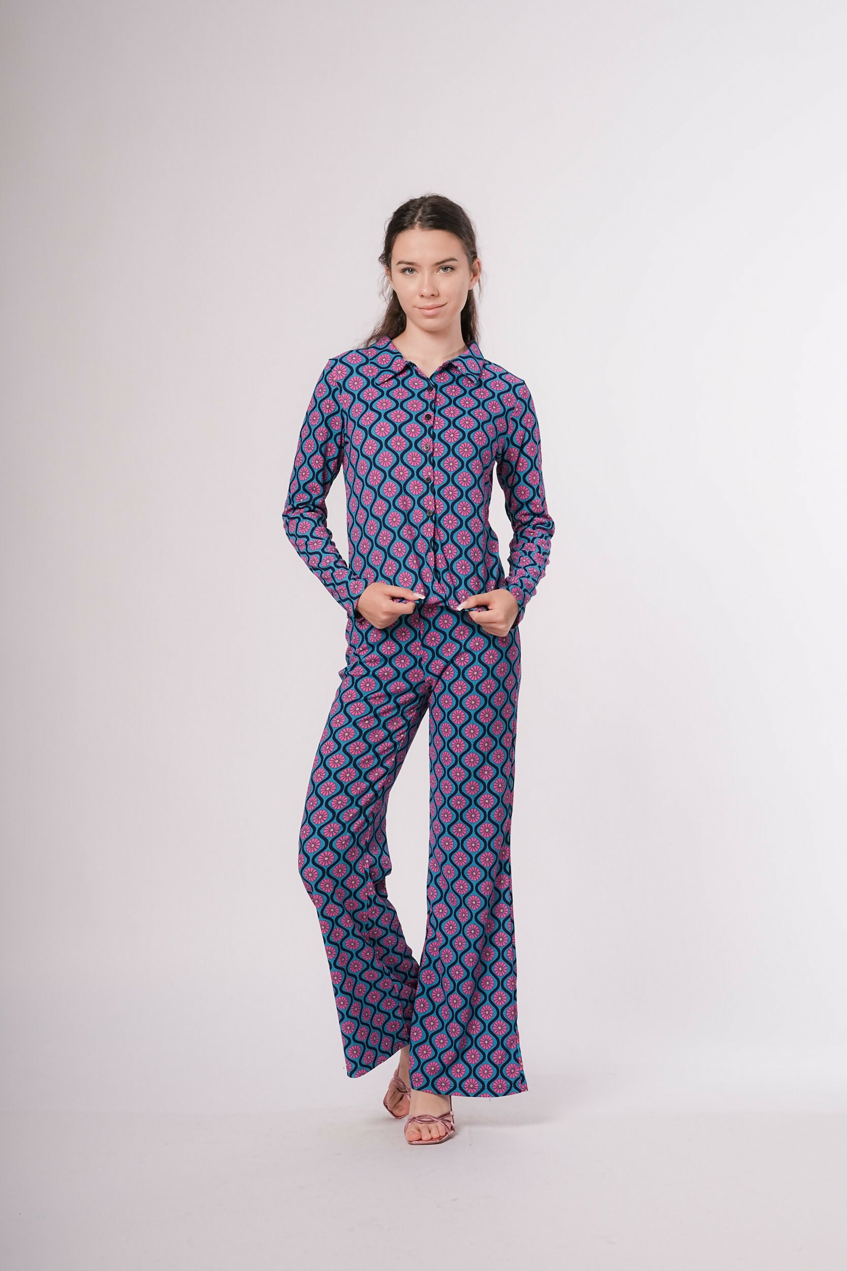 TULU RETRO CO-ORD BLUE