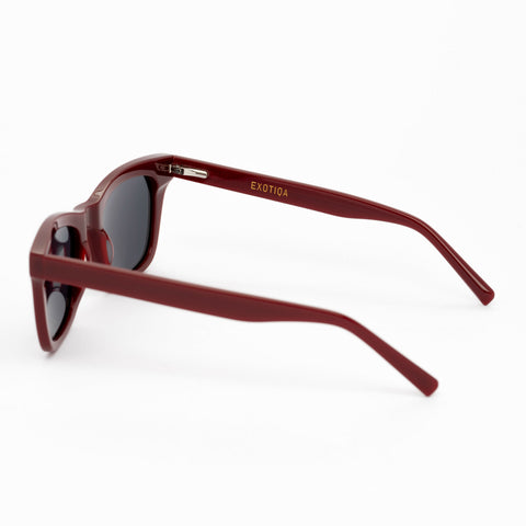 Zephyr Sunglasses | Red Frames & Grey Lenses