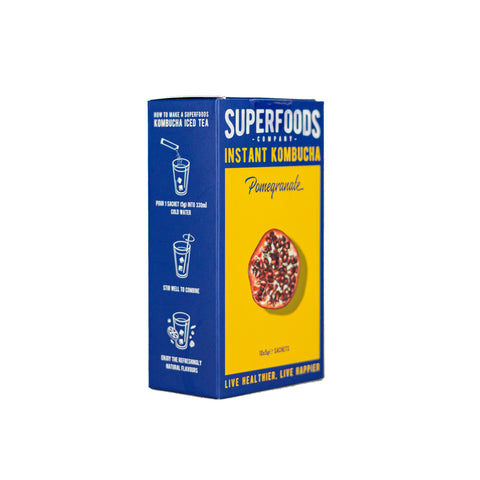 Superfoods Instant kombucha Box - Pomegranate Flavour Sachets 10 x 5g