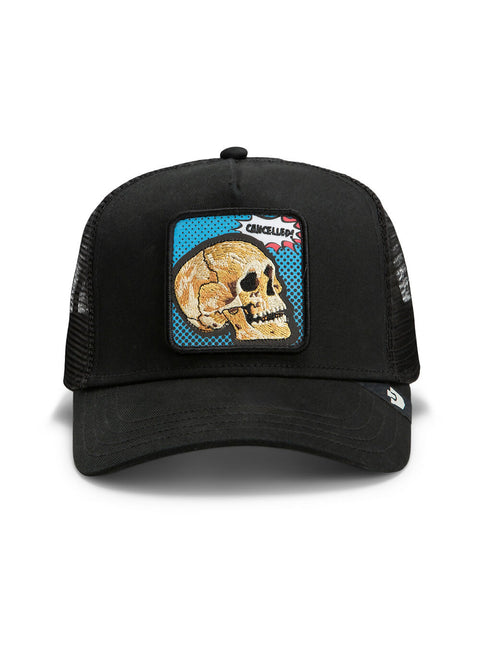Goorin Bros POPArt Cancelled Skull Trucker Cap