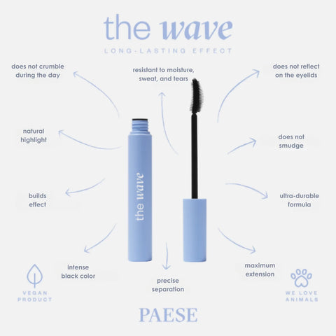 PAESE THE WAVE long-lasting mascara - Black