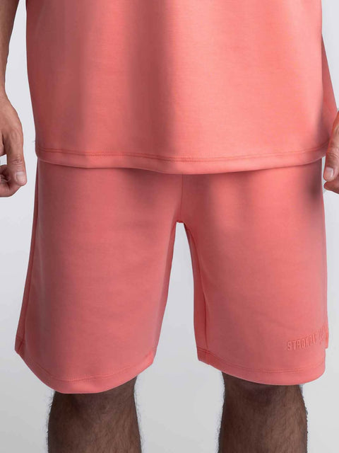 Rayon Oversized Adults Shorts Peach