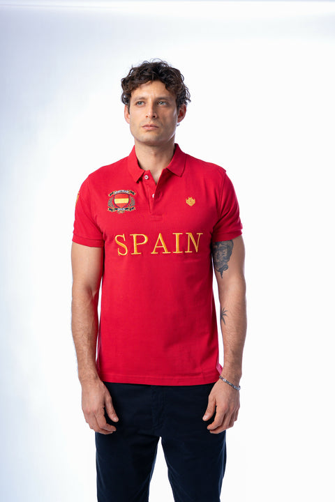 SPAIN POLO RED