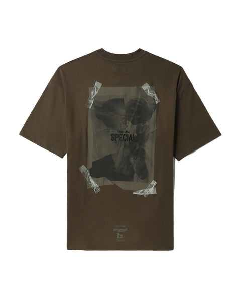 Photo Print T-Shirt In Brown