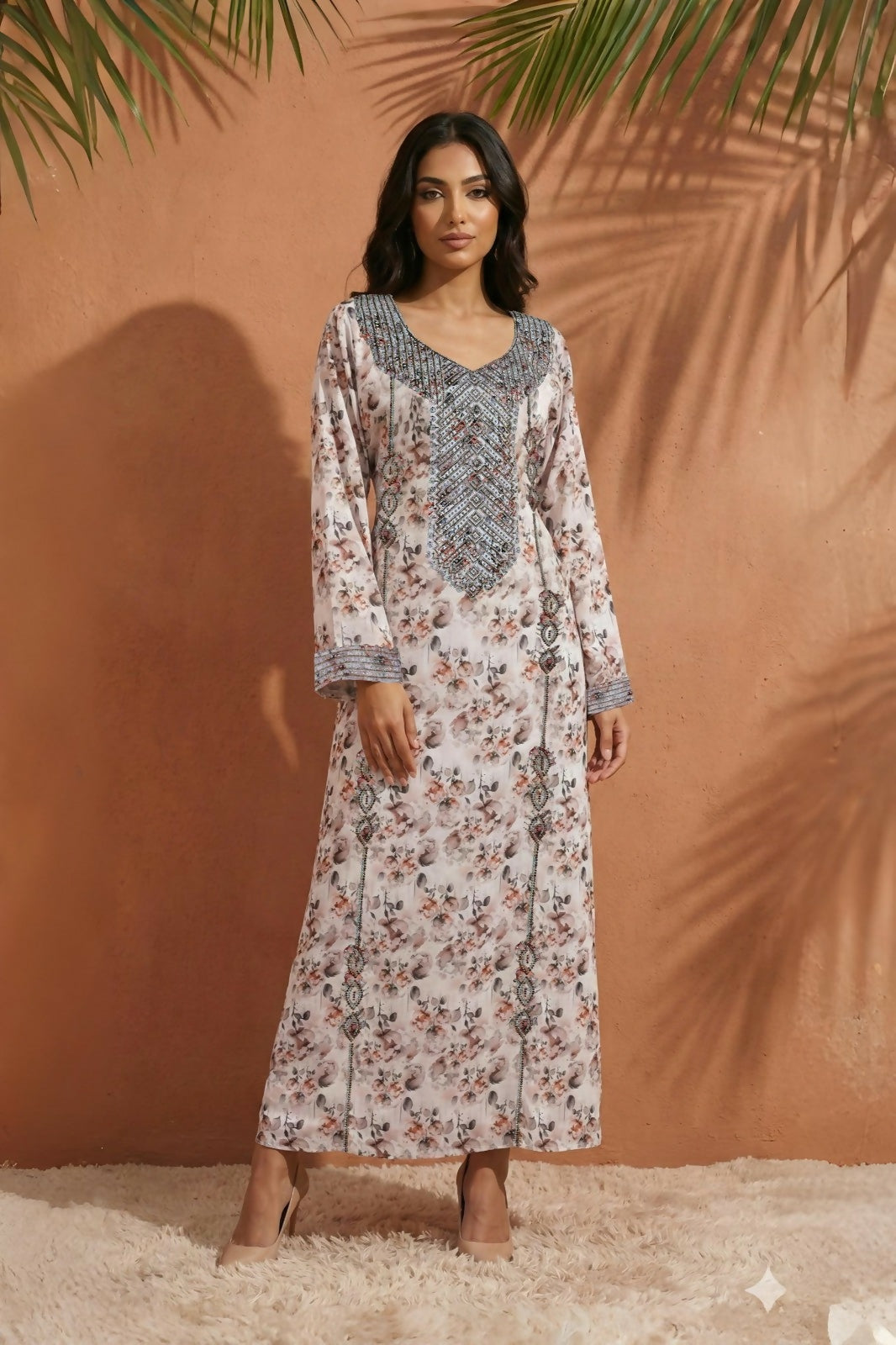 Elegant Makhwar, silky blend fabrics. With comfortable design ensures all-day comfort. Exquisite High-quality