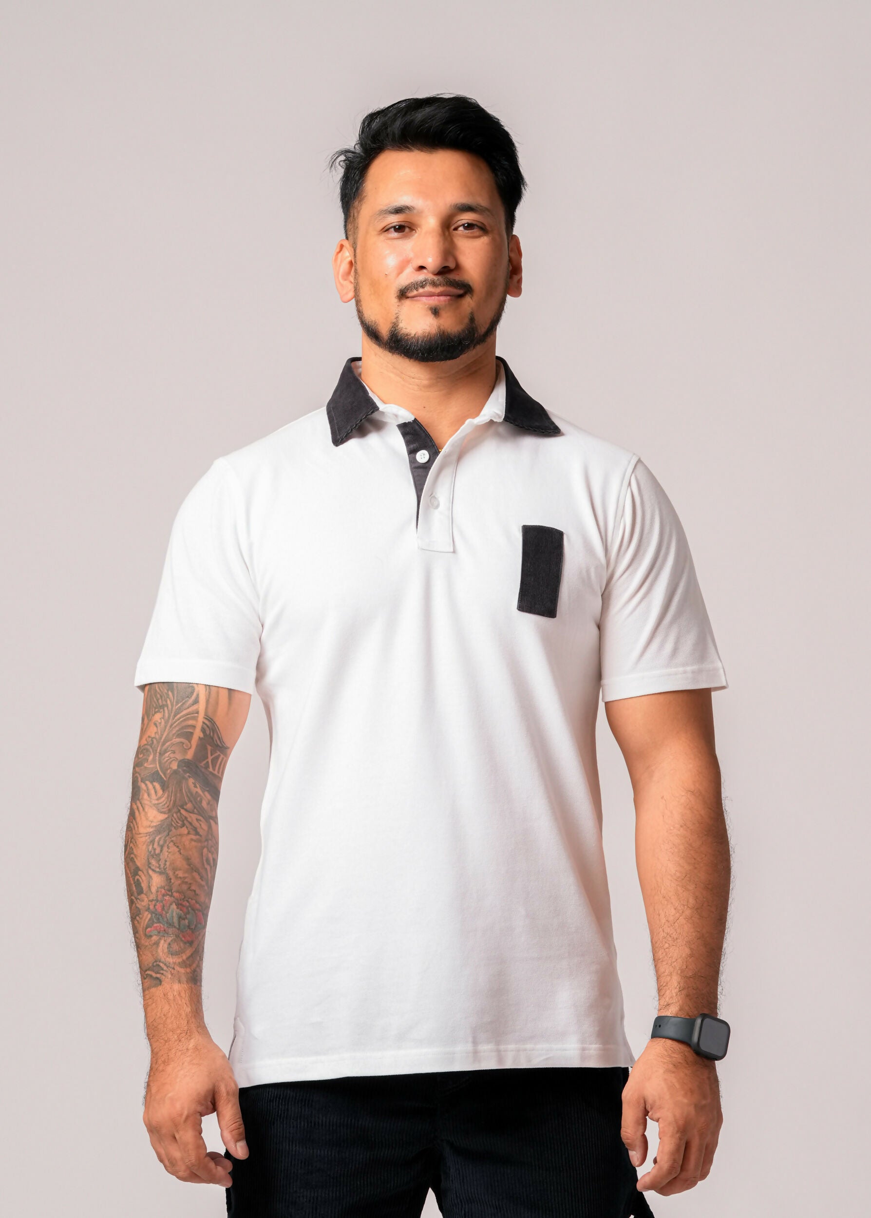 Textura Unius Blanc Polo