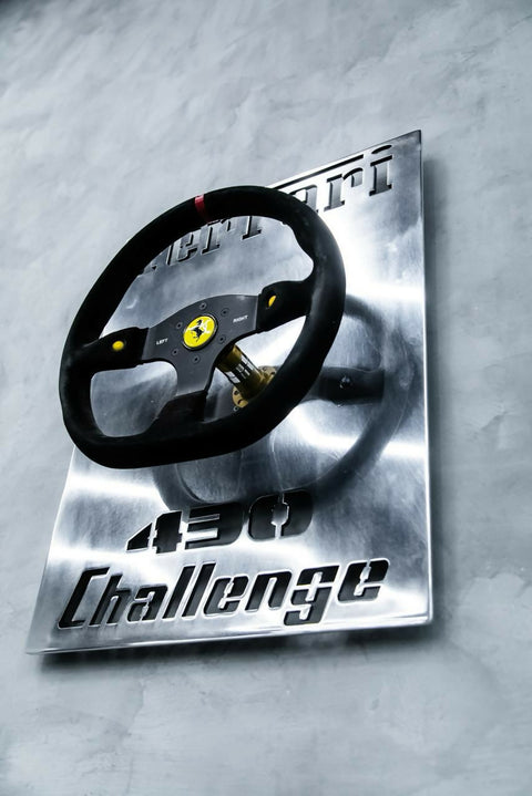 Ferrari 430 Challenge Steering Wheel – Wall Art Edition