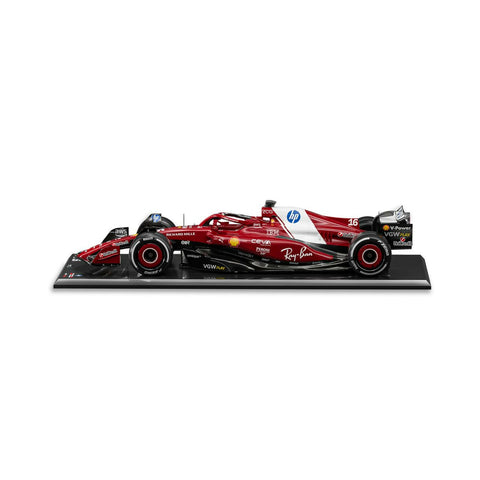1:4 Scale Formula 1 Ferrari 2024 Charles Leclerc Wall Sculpture