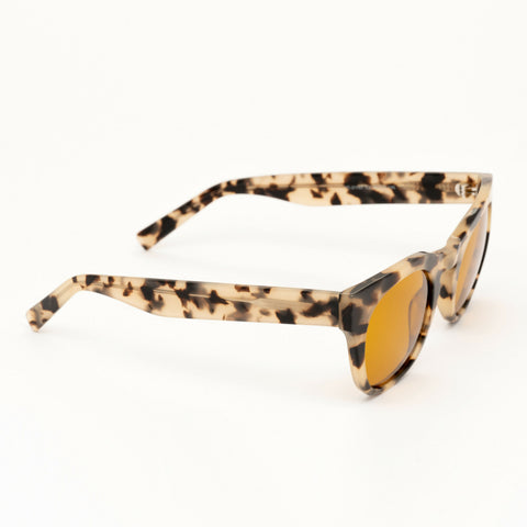 Aurora Sunglasses | Cream Frames & Yellow Lenses