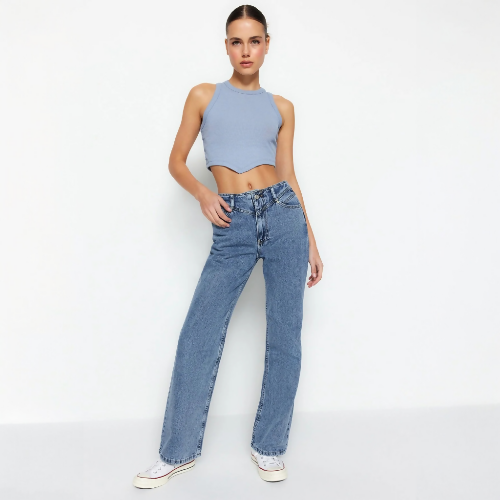 MY PEANUT Mina Dark Blue Jeans