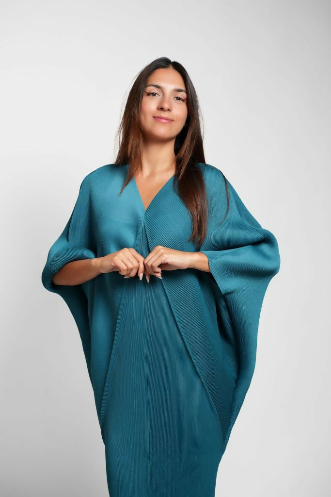 Women's Dress Blue Green