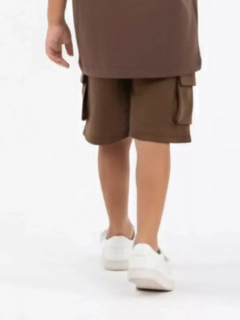 KIDS CARGO SHORTS BROWN