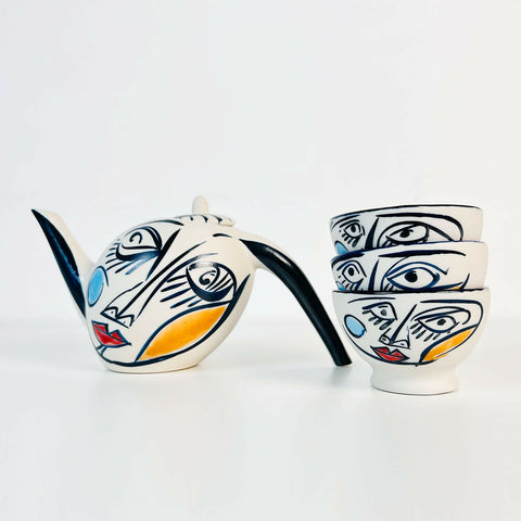 susarts handmade Ceramics coffee set