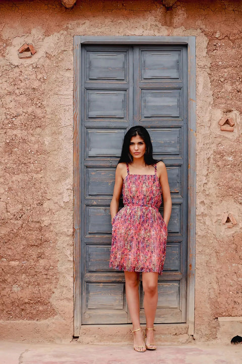 The Iris Pleated Dress