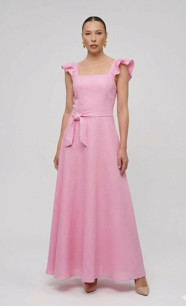 Pink Sarafan With Corset