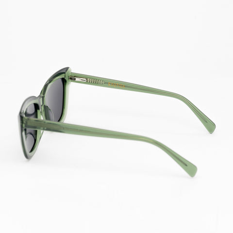 Muse Sunglasses | Green Frames & Grey Lenses