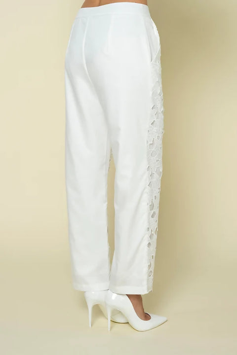 ELENI EMBROIDERED PANTS