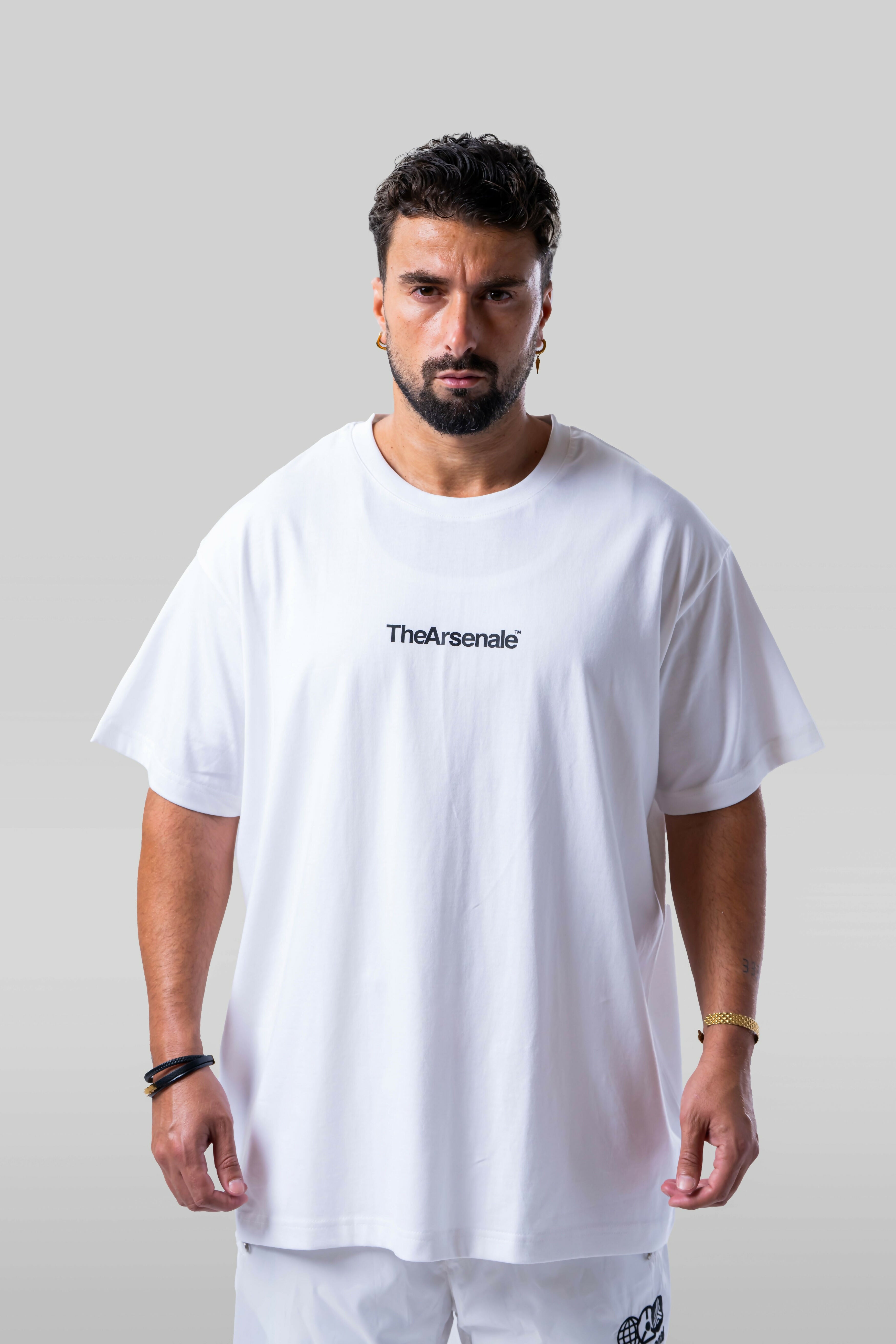 TA Dubai - Tee World Metal White