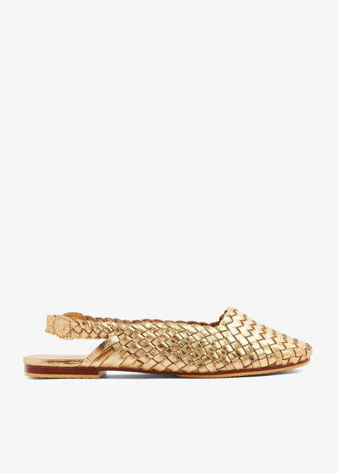 CECILEHOB Handwoven Slippers Ballerina
