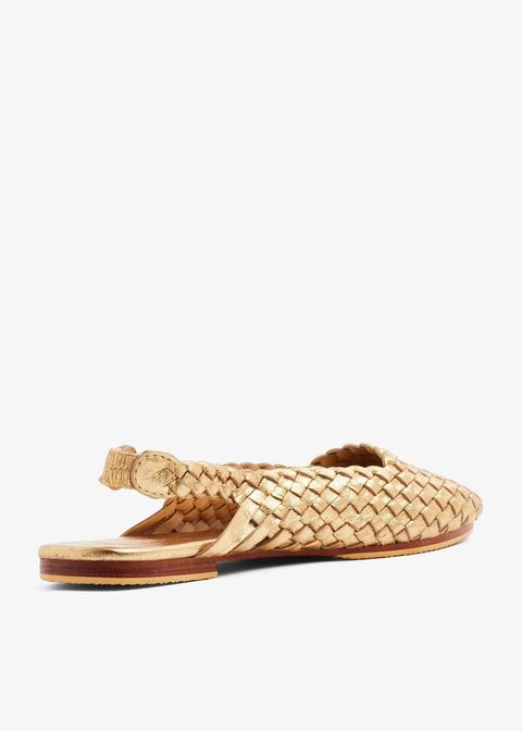 CECILEHOB Handwoven Slippers Ballerina
