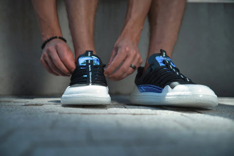 Barefoot sneakers Barebarics Futura - Iridescent Black