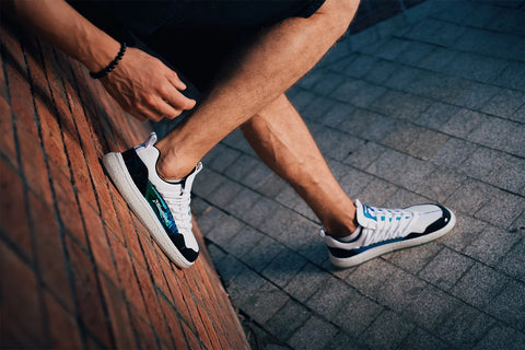 Barefoot sneakers Barebarics Futura - Iridescent White